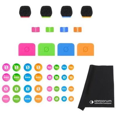 RØDE Colors 3 Identifikations-Set mit Mikrofasertuch, Mikrofon Zubehör RØDE Colors 3 Identifikations-Set mit Mikrofasertuch, Mikrofon Zubehör