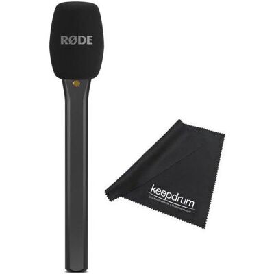 RØDE Interview Micro Handadapter für Wireless Micro Schwarz mit Tuch, Mikrofon Zubehör RØDE Interview Micro Handadapter für Wireless Micro Schwarz mit Tuch, Mikrofon Zubehör