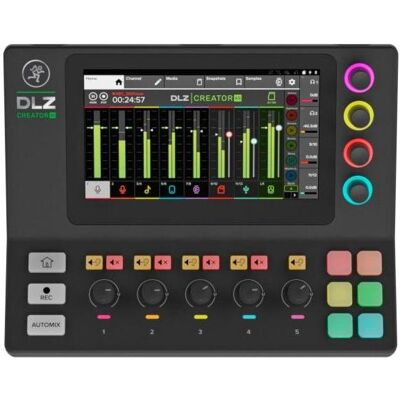 Mackie Mischpult DLZ Creator XS Streaming Mixer mit SD-Karte, Mischpult, Schwarz Mackie Mischpult DLZ Creator XS Streaming Mixer mit SD-Karte, Mischpult, Schwarz