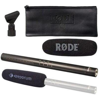 RØDE NTG-4 Richtmikrofon mit Popschutz KDWSVM, Mikrofon RØDE NTG-4 Richtmikrofon mit Popschutz KDWSVM, Mikrofon