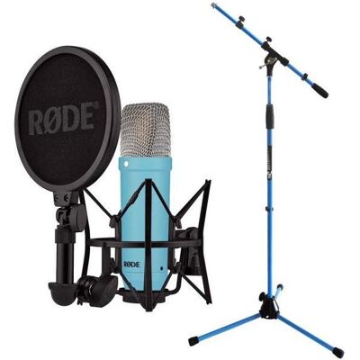 RØDE NT1 Signature Blue - mit Stativ - Mikrofon RØDE NT1 Signature Blue - mit Stativ - Mikrofon