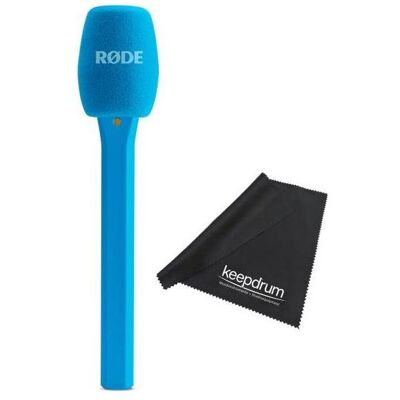RØDE Interview Micro Handadapter für Wireless Micro Blau mit Tuch, Mikrofon Zubehör RØDE Interview Micro Handadapter für Wireless Micro Blau mit Tuch, Mikrofon Zubehör