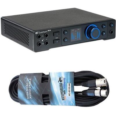 PreSonus USB-C Audio-Interface Quantum HD2 mit Kabel, Audio Interface, Schwarz PreSonus USB-C Audio-Interface Quantum HD2 mit Kabel, Audio Interface, Schwarz