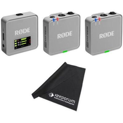 RØDE Mikrofon-Funksystem Wireless GO Gen 3 Grau mit Tuch, Mikrofon RØDE Mikrofon-Funksystem Wireless GO Gen 3 Grau mit Tuch, Mikrofon