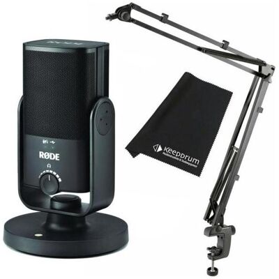RØDE - NT-USB Mini - K&M Arm - Tuch - Mikrofon RØDE - NT-USB Mini - K&M Arm - Tuch - Mikrofon