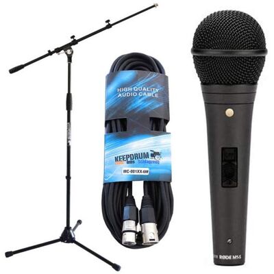 RØDE M1-S Mikrofon mit Mikrofonständer mit Kabel, Mikrofon RØDE M1-S Mikrofon mit Mikrofonständer mit Kabel, Mikrofon