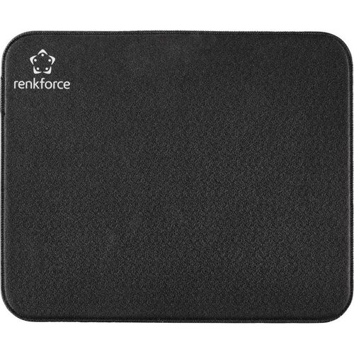 Renkforce RF-5873142 Mauspad Schwarz, Mausmatte, Schwarz