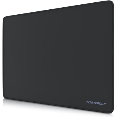 Titanwolf Gaming Mauspad, XL - 44 x 35 x 0,3 cm Speed Mausmatte, Präzision & Geschwindigkeit (XL), Mausmatte, Schwarz Titanwolf Gaming Mauspad, XL - 44 x 35 x 0,3 cm Speed Mausmatte, Präzision & Geschwindigkeit (XL), Mausmatte, Schwarz