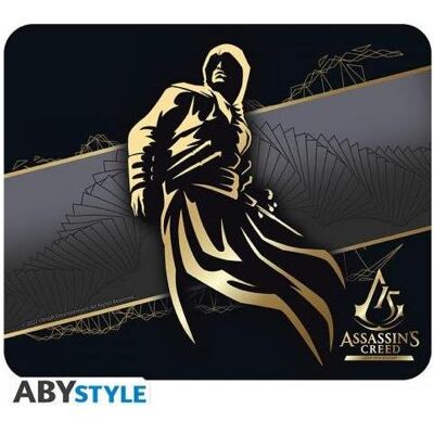 ABYstyle ASSASSINS CREED - Flexible mousepad - 15th anniversary, Mausmatte, Gold, Schwarz ABYstyle ASSASSINS CREED - Flexible mousepad - 15th anniversary, Mausmatte, Gold, Schwarz