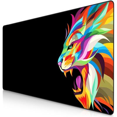 Titanwolf Gaming Mauspad, XXXL Speed Mausmatte 1200 x 600 mm, Geschwindigkeit & Präzision, Colour Lion 2 (XXL), Mausmatte, Mehrfarbig Titanwolf Gaming Mauspad, XXXL Speed Mausmatte 1200 x 600 mm, Geschwindigkeit & Präzision, Colour Lion 2 (XXL), Mausmatte, Mehrfarbig