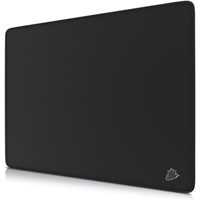 Titanwolf Gaming Mauspad XL, 440 x 350mm Mausmatte mit Stoffoberfläche, Gummierte Rückseite, kleines Motiv (XL), Mausmatte, Schwarz Titanwolf Gaming Mauspad XL, 440 x 350mm Mausmatte mit Stoffoberfläche, Gummierte Rückseite, kleines Motiv (XL), Mausmatte, Schwarz