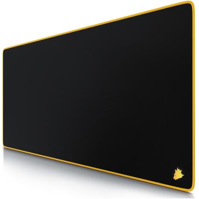 Titanwolf Gaming Mauspad, XXL Speed Gaming Mausmatte / Extragrosse Fläche von 900 x 400mm, Kopf gelb (XXL), Mausmatte, Schwarz Titanwolf Gaming Mauspad, XXL Speed Gaming Mausmatte / Extragrosse Fläche von 900 x 400mm, Kopf gelb (XXL), Mausmatte, Schwarz