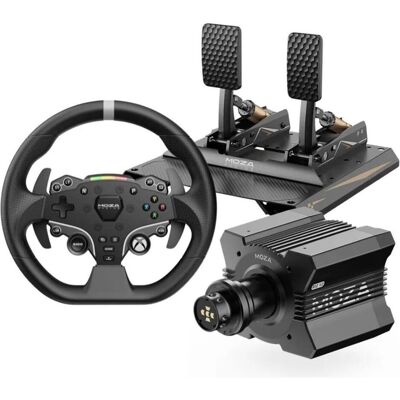 Moza Racing R12 V2 Bundle – Direct Drive 12Nm Base + ESX Lenkrad + CRP2 Pedale – Xbox & PC (PC), Gaming Controller Moza Racing R12 V2 Bundle – Direct Drive 12Nm Base + ESX Lenkrad + CRP2 Pedale – Xbox & PC (PC), Gaming Controller