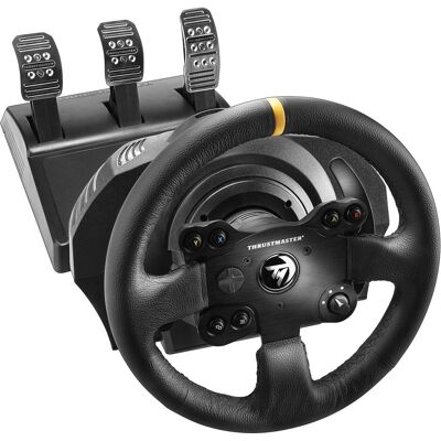 Thrustmaster TX Racing Wheel Leather Edition (PC, Xbox One S, Xbox One X, Xbox Series S, Xbox Series X), Gaming Controller, Schwarz Thrustmaster TX Racing Wheel Leather Edition (PC, Xbox One S, Xbox One X, Xbox Series S, Xbox Series X), Gaming Controller, Schwarz