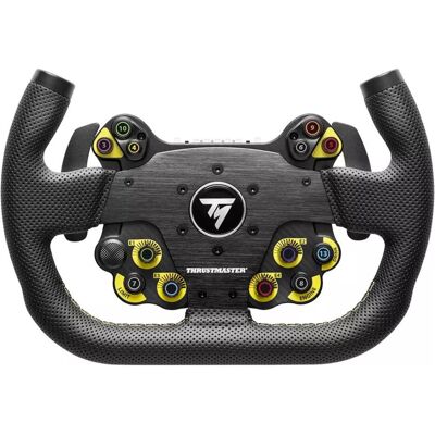 Thrustmaster AddOn Thrustm. EVO Racing 31U Leder Lenkrad (KON) retail (PC, PS4, PS5, Xbox One S, Xbox One X, Xbox Series S, Xbox Series X), Gaming Controller, Schwarz, Gelb Thrustmaster AddOn Thrustm. EVO Racing 31U Leder Lenkrad (KON) retail (PC, PS4, PS5, Xbox One S, Xbox One X, Xbox Series S, Xbox Series X), Gaming Controller, Schwarz, Gelb