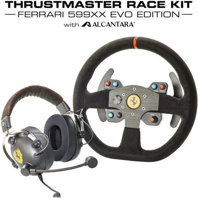 Thrustmaster Race Kit Ferrari 599XX Evo Edition (PC, Xbox One S), Gaming Controller, Schwarz Thrustmaster Race Kit Ferrari 599XX Evo Edition (PC, Xbox One S), Gaming Controller, Schwarz