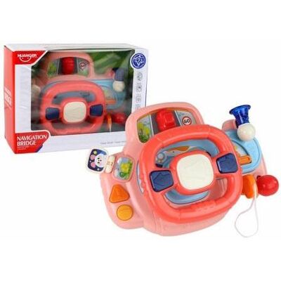Lean Toys Interaktives rosa Lenkrad, Gaming Controller, Rosa Lean Toys Interaktives rosa Lenkrad, Gaming Controller, Rosa