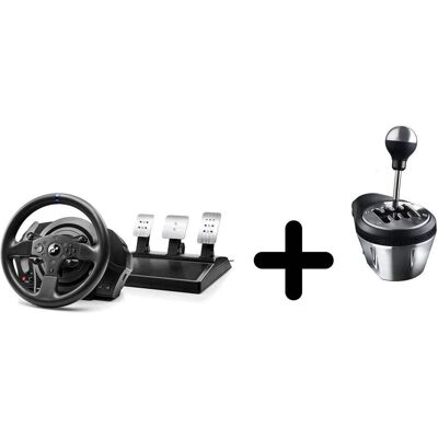 Thrustmaster T300 RS GT + TH8A – Lenkrad und Schalthebel – PS5, PS4 & PC (PC, PS4, PS5), Gaming Controller Thrustmaster T300 RS GT + TH8A – Lenkrad und Schalthebel – PS5, PS4 & PC (PC, PS4, PS5), Gaming Controller