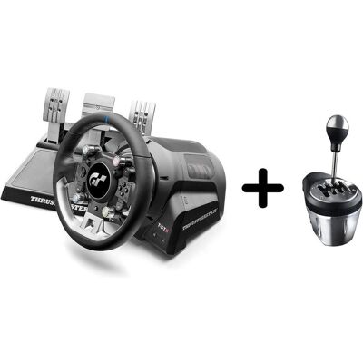 Thrustmaster T-GT II Lenkrad + 3 Pedale + TH8A Shifter – Ohne Standfuss – PS5/PS4/PC (PC, PS4, PS5), Gaming Controller Thrustmaster T-GT II Lenkrad + 3 Pedale + TH8A Shifter – Ohne Standfuss – PS5/PS4/PC (PC, PS4, PS5), Gaming Controller