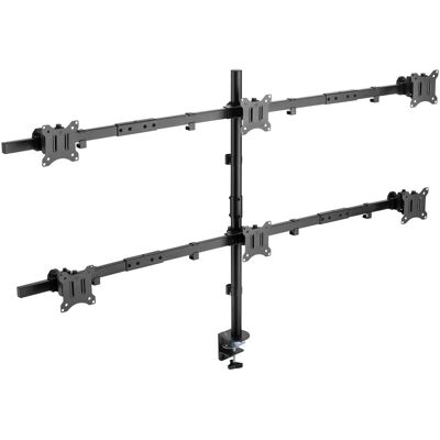 Sbox LCD-352/6-2 (17-32/7x7kg/100x100) (Tisch, 32", 7 kg), Monitor Halterung, Schwarz Sbox LCD-352/6-2 (17-32/7x7kg/100x100) (Tisch, 32", 7 kg), Monitor Halterung, Schwarz