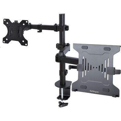StarTech Monitor Arm with VESA Laptop Tray (Tisch, 34", 8 kg), Monitor Halterung, Schwarz StarTech Monitor Arm with VESA Laptop Tray (Tisch, 34", 8 kg), Monitor Halterung, Schwarz