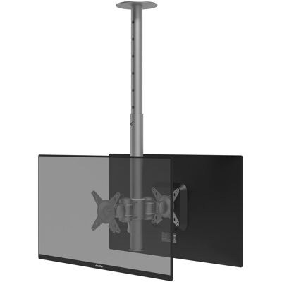 Dataflex Viewmate Style Monitor Arm 572 - Befestigungskit (Deckenbefestigung für Dual-Dis (Decke, 43.50", 30 kg), Monitor Halterung, Silber Dataflex Viewmate Style Monitor Arm 572 - Befestigungskit (Deckenbefestigung für Dual-Dis (Decke, 43.50", 30 kg), Monitor Halterung, Silber