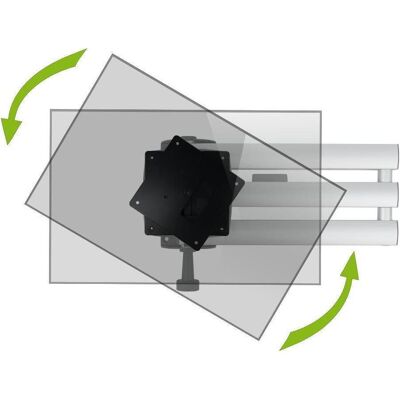 MonLines MPH001 Pivot 90 Grad drehbare Adapterplatte VESA 100x100 mm (Wand, 32"), Monitor Halterung, Schwarz MonLines MPH001 Pivot 90 Grad drehbare Adapterplatte VESA 100x100 mm (Wand, 32"), Monitor Halterung, Schwarz