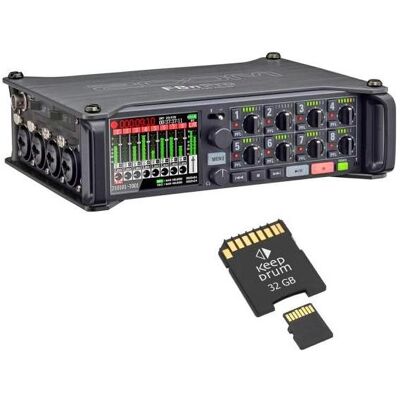 Zoom F8n Pro Audio-Recorder mit Speicherkarte (Mehrspurrecorder), Audiorecorder Zoom F8n Pro Audio-Recorder mit Speicherkarte (Mehrspurrecorder), Audiorecorder