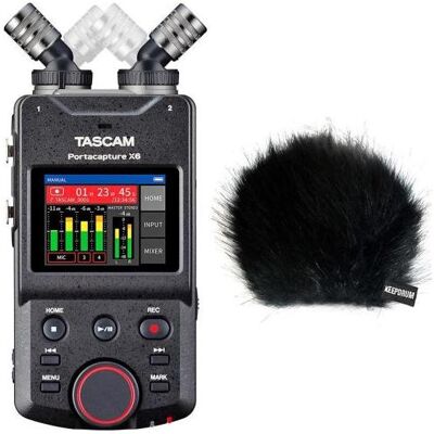Tascam Portacapture X6 Recorder - Mehrspur, Windschutz - Audiorecorder Tascam Portacapture X6 Recorder - Mehrspur, Windschutz - Audiorecorder