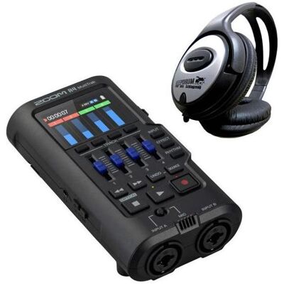 Zoom R4 MultiTrak Audio-Recorder mit Kopfhörer (Mehrspurrecorder), Audiorecorder, Schwarz Zoom R4 MultiTrak Audio-Recorder mit Kopfhörer (Mehrspurrecorder), Audiorecorder, Schwarz