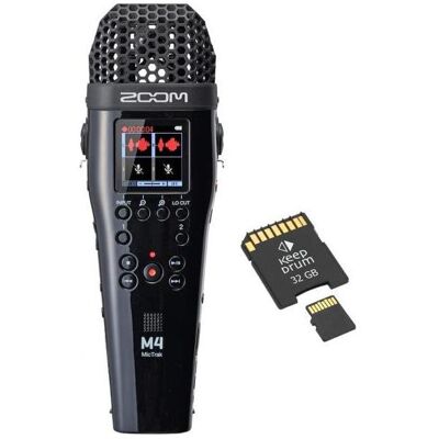 Zoom M4 MicTrak 4-Kanal Audio Recorder mit SD-Karte (Mehrspurrecorder), Audiorecorder, Schwarz Zoom M4 MicTrak 4-Kanal Audio Recorder mit SD-Karte (Mehrspurrecorder), Audiorecorder, Schwarz