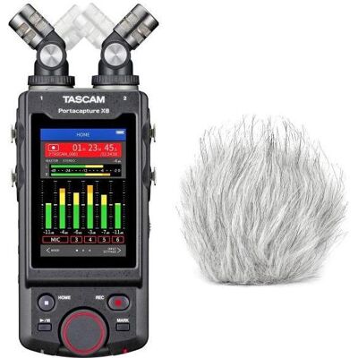 Tascam Portacapture X8 Audio-Recorder mit Windschutz (CD-Recorder, Handheld, Mehrspurrecorder), Audiorecorder, Schwarz Tascam Portacapture X8 Audio-Recorder mit Windschutz (CD-Recorder, Handheld, Mehrspurrecorder), Audiorecorder, Schwarz