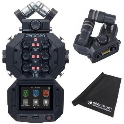 Zoom H8 Audio-Recorder mit XAH-8 Mikrofon-Kapsel (Handheld), Audiorecorder Zoom H8 Audio-Recorder mit XAH-8 Mikrofon-Kapsel (Handheld), Audiorecorder