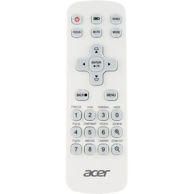 Acer Original Fernbedienung MC.JMV11.008, J-25021 (Gerätespezifische Fernbedienung, Infrarot), Fernbedienung, Schwarz Acer Original Fernbedienung MC.JMV11.008, J-25021 (Gerätespezifische Fernbedienung, Infrarot), Fernbedienung, Schwarz