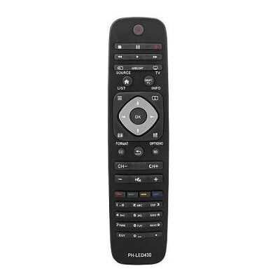 Lasmex LXP430 Philips LED-430 (Gerätespezifische Fernbedienung, Infrarot), Fernbedienung, Schwarz Lasmex LXP430 Philips LED-430 (Gerätespezifische Fernbedienung, Infrarot), Fernbedienung, Schwarz