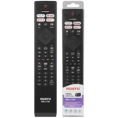 Lasmex Pilot RTV Philips PILOT Uniwersalny Do TV Telewizora PHILIPS Netflix Youtube Ambilight 1760 (Universal Fernbedienung, Infrarot), Fernbedienung Lasmex Pilot RTV Philips PILOT Uniwersalny Do TV Telewizora PHILIPS Netflix Youtube Ambilight 1760 (Universal Fernbedienung, Infrarot), Fernbedienung