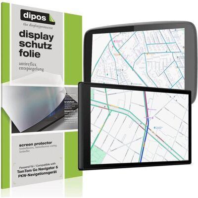 Dipos Schutzfolie Matt für TomTom Go Navigator 6 PKW-Navigationsgerät, Geräte Schutzfolie Dipos Schutzfolie Matt für TomTom Go Navigator 6 PKW-Navigationsgerät, Geräte Schutzfolie