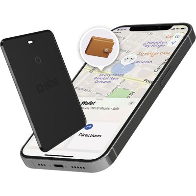 SBS Tracker (Apple Find My, Google Find Hub), Tracker, Schwarz SBS Tracker (Apple Find My, Google Find Hub), Tracker, Schwarz