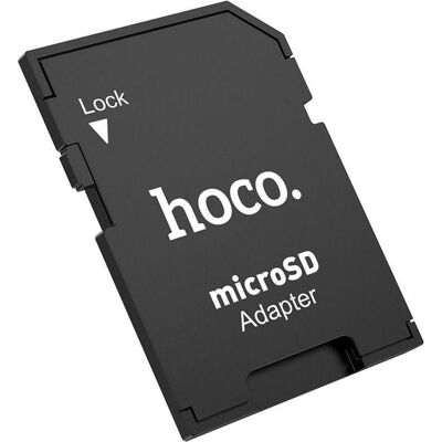 Hoco Memory cards adapter TF to SD memory cards HB22, Speicherkartenlesegerät, Schwarz Hoco Memory cards adapter TF to SD memory cards HB22, Speicherkartenlesegerät, Schwarz