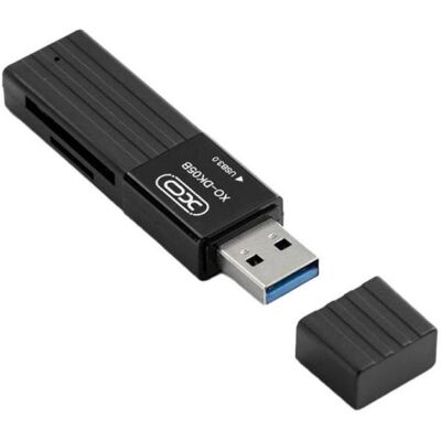 xO Kartenleser 2 in 1 DK05B USB 3.0 schwarz (USB 3.0), Speicherkartenlesegerät, Schwarz xO Kartenleser 2 in 1 DK05B USB 3.0 schwarz (USB 3.0), Speicherkartenlesegerät, Schwarz