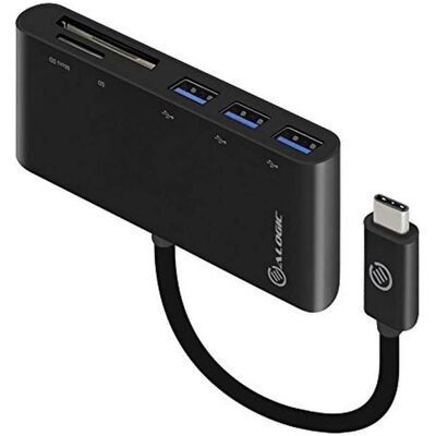 ALOGIC USB-C MultiPort Adapter - Kartenleser & 3 USB-A Ports ALOGIC USB-C MultiPort Adapter - Kartenleser & 3 USB-A Ports