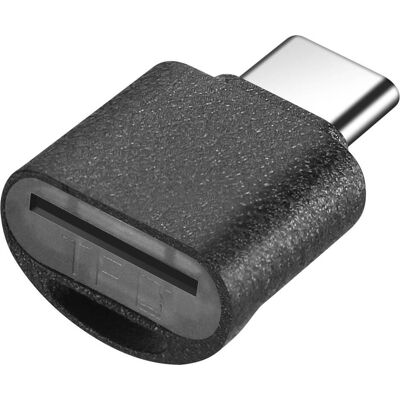 Avizar Mini-Micro-SD und TF-Kartenleser - Schwarzer USB-C-Adapter Avizar Mini-Micro-SD und TF-Kartenleser - Schwarzer USB-C-Adapter