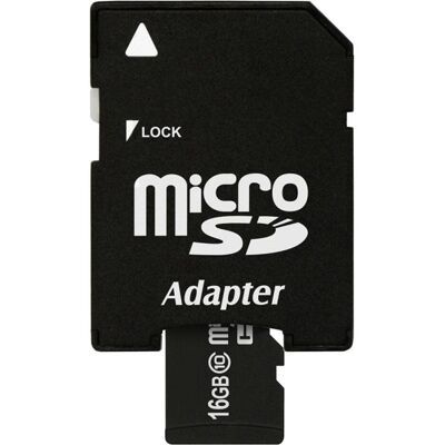 imro Card 16GB Klasse-10 Micro-SD Speicherkarte - Schwarz imro Card 16GB Klasse-10 Micro-SD Speicherkarte - Schwarz