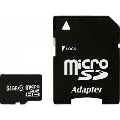 IMRO 64GB Micro-SD-Karte - Class 10, U1, Schwarz IMRO 64GB Micro-SD-Karte - Class 10, U1, Schwarz