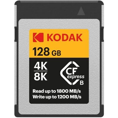 Kodak CFexpress Type B 128GB (128 GB, CFexpress Typ B), Speicherkarte, Orange, Schwarz, Grau Kodak CFexpress Type B 128GB (128 GB, CFexpress Typ B), Speicherkarte, Orange, Schwarz, Grau