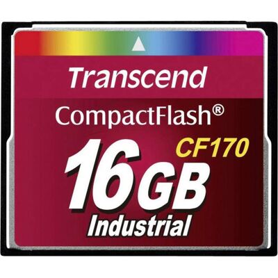 Transcend 16GB CF CARD (CF170) (16 GB, CF), Speicherkarte, Schwarz Transcend 16GB CF CARD (CF170) (16 GB, CF), Speicherkarte, Schwarz
