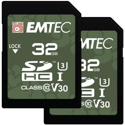 Emtec SD 32GB UHS-I U3 V30 Outdoor P2 (32 GB, SDHC, U3, UHS-I), Speicherkarte, Grün, Schwarz Emtec SD 32GB UHS-I U3 V30 Outdoor P2 (32 GB, SDHC, U3, UHS-I), Speicherkarte, Grün, Schwarz