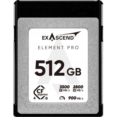 Exascend Exascend Element Pro 512GB - Speicherkarten Exascend Exascend Element Pro 512GB - Speicherkarten
