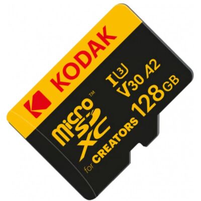 Kodak mSD 128 GB UHS-I U3 Creators mit Adapter (128 GB, microSDXC, U3, UHS-I), Speicherkarte Kodak mSD 128 GB UHS-I U3 Creators mit Adapter (128 GB, microSDXC, U3, UHS-I), Speicherkarte
