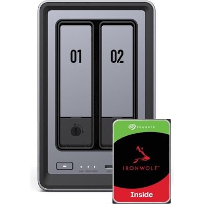 Ugreen DXP2800 2Bay 8TB NAS met 2x 4TB Seagate IW, NAS Zubehör Ugreen DXP2800 2Bay 8TB NAS met 2x 4TB Seagate IW, NAS Zubehör